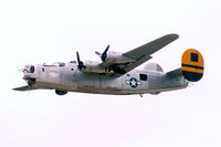 N224J @ FTW - Collings Foundation B-24J departing Mecahm Field - it is wearing the colors of the 465th Bomb Squardon on the port side. This was the squadron that my uncle flew with. - by Zane Adams