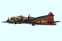 N93012 @ FTW - Collings Foundation B-17, painted as the famed 909, departing Mecahm Field  - by Zane Adams