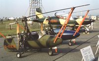 G-VIEW @ EGLF - Wallis WA-116 Vinten Wallis at Farnborough International 1982 - by Ingo Warnecke