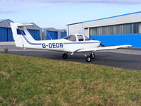 G-OEDB @ EGNR - Flintshire Aero Club - by chris hall
