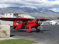 N57E @ SZP - 1937 Howard DGA-11 CUSTOM, P&W R-985-N Wasp Jr. 450 Hp, engine start after refueling - by Doug Robertson