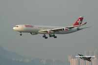 HB-JMA @ VHHH - Swiss International Airlines - by Michel Teiten ( www.mablehome.com )