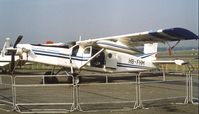 HB-FHM @ EGLF - Pilatus PC-6 Turbo Porter at Farnborough International 1982 - by Ingo Warnecke