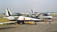 I-SIJF @ EGLF - SIAI-Marchetti S.211 at Farnborough International 1982 - by Ingo Warnecke