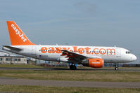 G-EZEB @ EGGW - Easyjet A319 at Luton - by Terry Fletcher