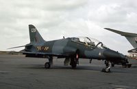 XX230 @ EGXC - Hawk T.1 of 63 Squadron/1 Tactical Weapons Unit in the static park at the 1979 RAF Coningsby Open Day. - by Peter Nicholson