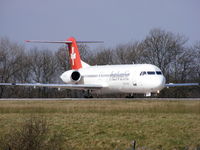 HB-JVF @ EGCC - Helvetic Airways - by Chris Hall