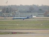 N152GJ @ KSTL - JUST LANDED AT FAREND OF ST. LOUIS - by Gary Schenaman