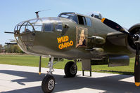 N7947C @ 42VA - Nose art of 1944 North American B-25J Mitchell Wild Cargo N7947C. - by Dean Heald