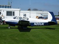 N20UK @ EGCL - Mooney M20F seen at Fenland - by Simon Palmer