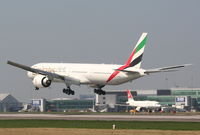 A6-EBS @ EGCC - Emirates - by Chris Hall