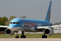 G-BYAP @ EGCC - Thomson - by Chris Hall