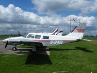 G-BAIG - PA-34 Seneca seen at Little Staughton - by Simon Palmer