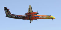N425QX @ KLAX - Landing 24R at LAX - by Todd Royer