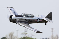 N22NA @ LFI - Bill Leff performing in his 1946 North American T-6G Texan. - by Dean Heald