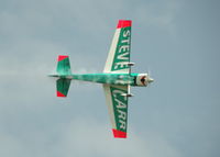 UNKNOWN - EXTRA 330SC AT BRIMPTON FLY-IN, BYE THE WAY THIS IS A SCALE MODEL OF ABOUT 2.5 FT. WING SPAN - by BIKE PILOT
