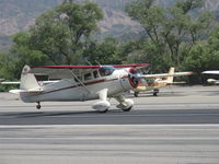 N5524N @ SZP - 1943 Howard DGA-15P 'Mr. Hooligan', P&W R-985 450 Hp, landing roll Rwy 22 - by Doug Robertson