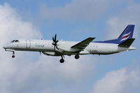 G-CERZ @ EGCC - Eastern Airways, SAAB 2000 - by Chris Hall