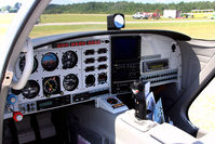 N222TZ @ SFQ - Cockpit panel of Velocity XLRG N222TZ at the 2009 Virginia Regional Festival of Flight at Suffolk Executive Airport. - by Dean Heald