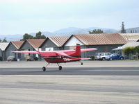 N9HM @ SZP - 1980 Cessna 180K SKYWAGON, Continental O-470-U 230 Hp, patroller doors, bubble windows, wheel landing Rwy 22 - by Doug Robertson