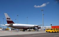 G-BIKJ @ EDDP - Sunny saturday afternoon at DHL Hub Leipzig - by Holger Zengler