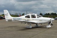 N5084V @ EGSX - Cirrus SR22 at North Weald on 2009 Air Britain Fly-in Day 1 - by Terry Fletcher