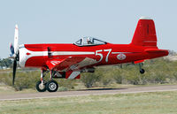 N5588N @ CGZ - Super Corsair on takeoff at the 2009 Cactus Fly-in, Casa Grande, AZ - by BTBFlyboy