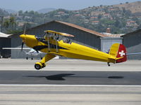 N104M @ SZP - 1992 Galpin Bucker-Jungmann AERO Z 131, Lycoming IO-360 A&C 200 Hp conversion, takeoff climb Rwy 22 - by Doug Robertson