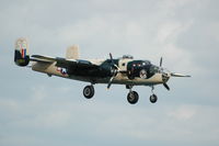 F-AZZU @ EGSU - 43. B-25J-35 Mitchell at Duxford Flying Legends Air Show July 09 - by Eric.Fishwick