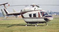 D-HBKC @ EGLF - MBB-Kawasaki BK-117A-1 at Farnborough International 1982 - by Ingo Warnecke