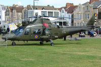 H45 - Belgian Air Force A109BA at Helidays 2009 at Weston-Super-Mare - by Terry Fletcher