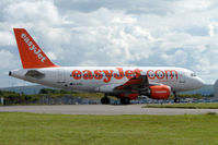 G-EZID @ EGGD - Easyjet A319 departing  Bristol - by Terry Fletcher