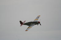 N251MX @ KDPA - North American P-51C-10, NL251MX fly by tower KDPA - by Mark Kalfas