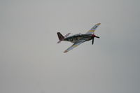 N251MX @ KDPA - North American P-51C-10, NL251MX fly by tower KDPA - by Mark Kalfas