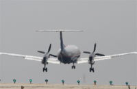 N295SW @ KLAX - Skywest Embraer EMB-120ER, N295SW short final RWY 24R KLAX. - by Mark Kalfas