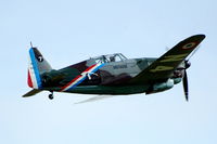 HB-RCF @ EGSU - HB-RCF marked as Morane D-3801 J-143 at Duxford Flying Legends Air Show July 09 - by Eric.Fishwick