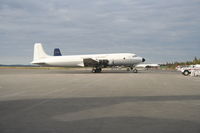 N600UA @ PAEN - Universal Airlines Douglas DC-6B, N600UA on the ramp PAEN. - by Mark Kalfas