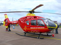 G-HWAA @ EGVA - Eurocopter EC135T2 G-HWAA Bond Helicopters Midlands Air Ambulance - by Alex Smit