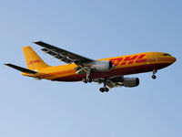 OO-DLE @ EGLL - DHL - by Chris Hall