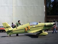 G-AWHX @ EGTC - This Rollason Beta took part in the King's Cup Air Race at the 1973 Cranfield Business & Light Aviation Show. - by Peter Nicholson