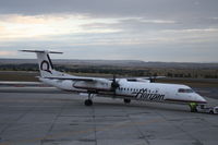 N400QX @ KBIL - DHC-8-402 - by Mark Pasqualino