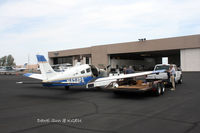 N424PA @ KGEU - crash landing @ KGEU - by Dawei Sun