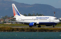 EI-CXN @ LGKR - Transaero B733 take of @ CFU - by Roland Aigner