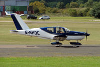 G-BHDE @ EGSX - Socata TB10 at North Weald - by Terry Fletcher