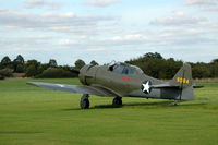 LN-AMY @ EGTH - 1. 8084 T-6 Harvard departing the Shuttleworth Evening Air Display Aug 09 - by Eric.Fishwick