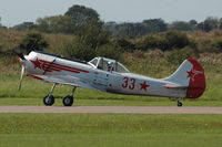 G-YAKZ @ EGKA - G-YAKZ at RAFA Battle of Britain Airshow, Shoreham Airport Aug 09 - by Eric.Fishwick