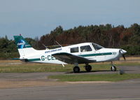 G-CEZL @ EGLK - VISITING CABAIR CHEROKEE TAXYING TOWARDS THE RUN UP AREA - by BIKE PILOT
