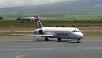 N487HA @ PHOG - Hawaiian Airlines Boeing 717-200 - by Kreg Anderson