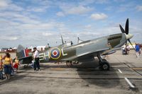 C-FFLC @ YIP - Spitfire Mk XI - by Florida Metal