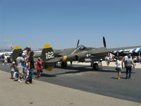 N138AM @ CMA - 1943 Lockheed P-38J LIGHTNING '23 Skidoo' of Planes of Fame, two Allison V1710-89/91 1,425 Hp each - by Doug Robertson